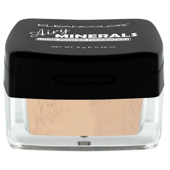 BASE EN POLVO SUELTO AIRY MINERALS – KLEANCOLOR