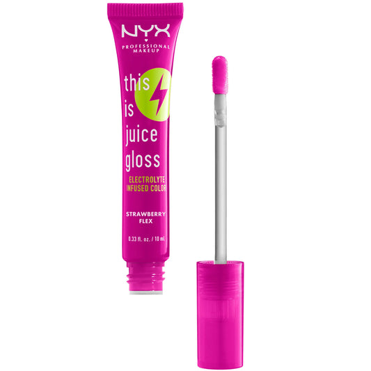 Brillo Labial Hidratante Fresa Flex This Is Juice Gloss NYX