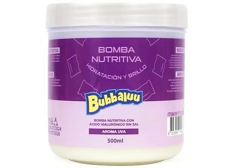 Bomba Nutritiva 500ml aroma Uva Bubbaluu