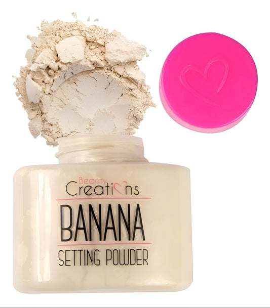 Polvo Suelto De Maquillaje Banana Beauty Creations Traslúcido