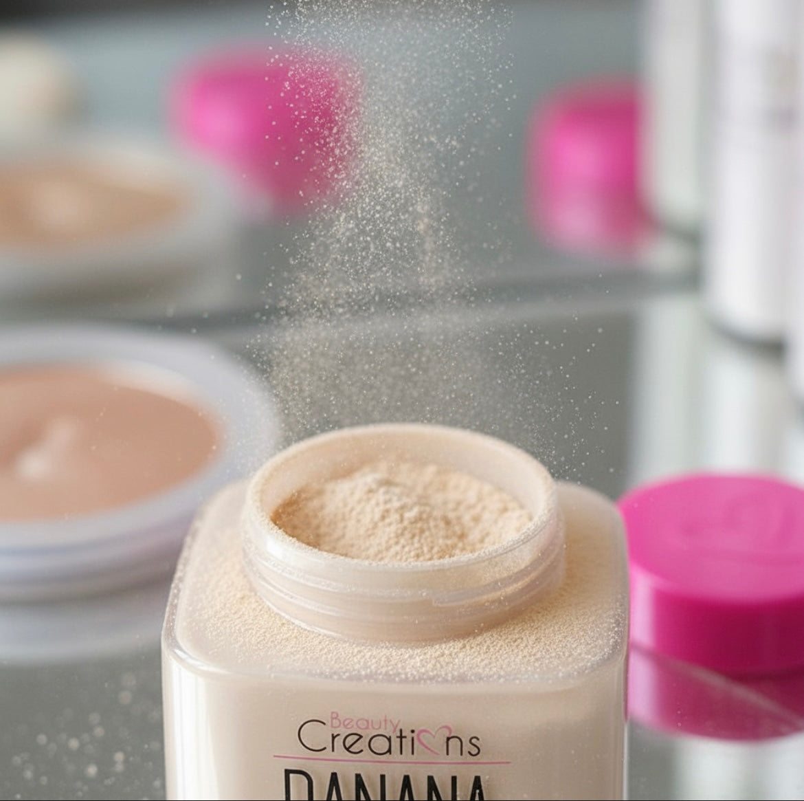 Polvo Suelto De Maquillaje Banana Beauty Creations Traslúcido