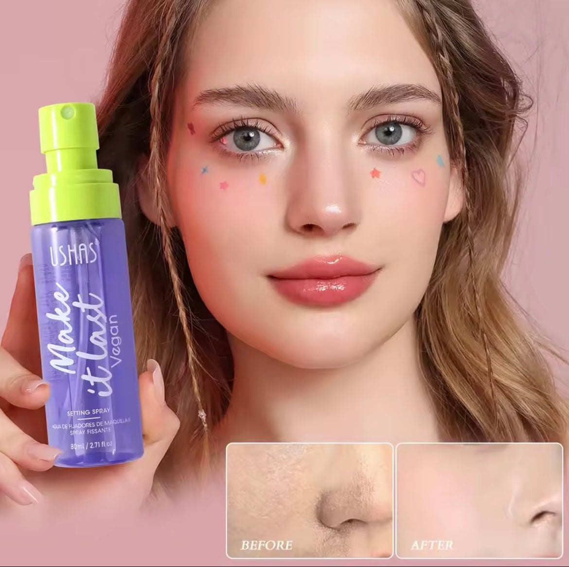 Fijador de maquillaje Make It Last - Ushas