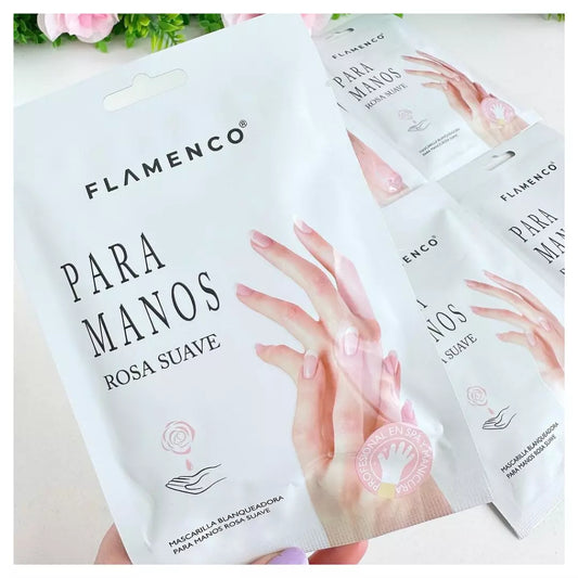 Mascarilla blanqueadora para manos ROSA SUAVE - Flamenco