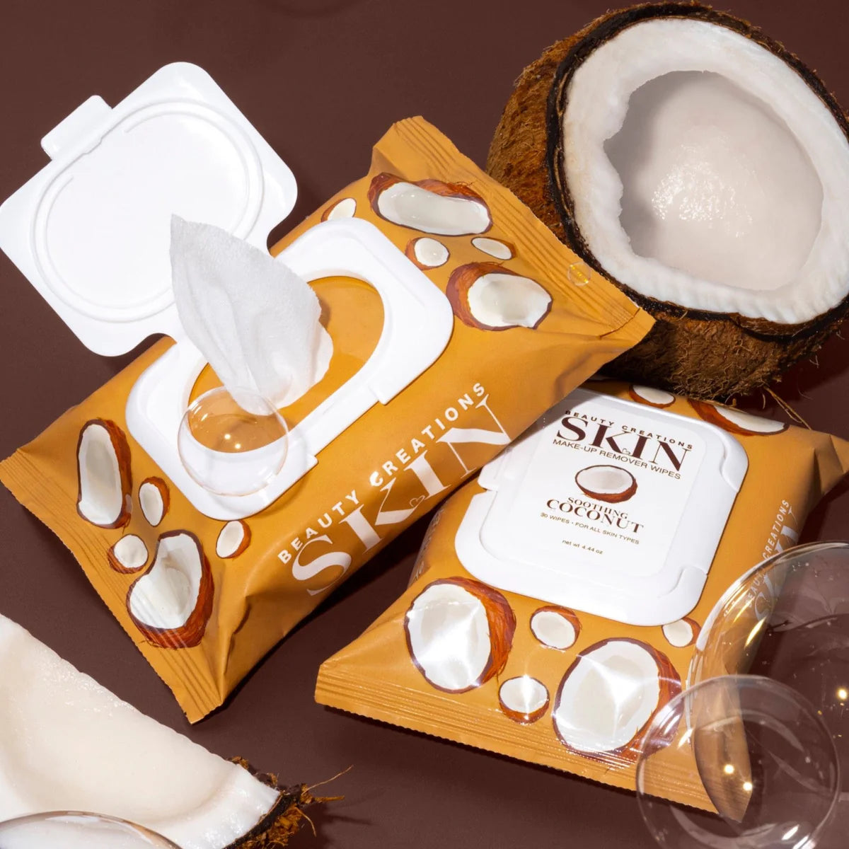 COCONUT SOOTHING MAKEUP REMOVER WIPES - Beauty Creations