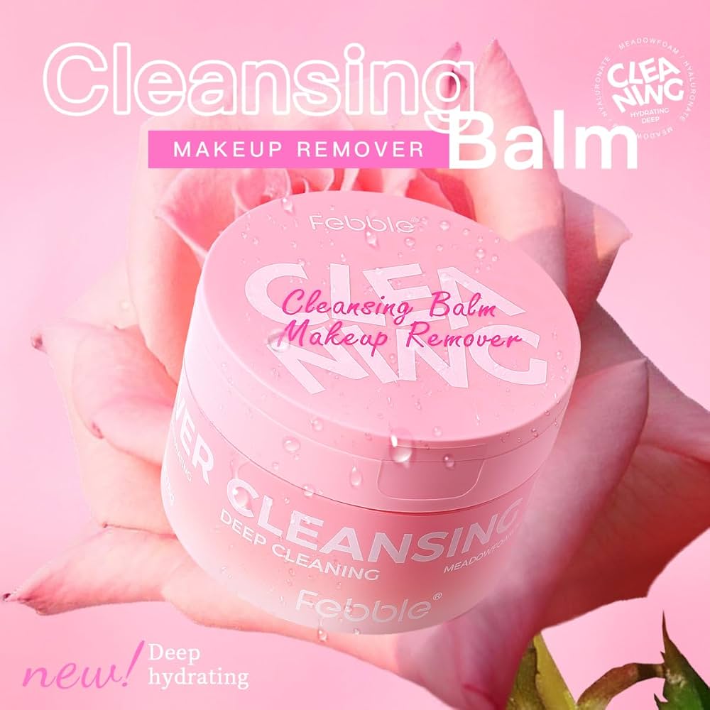 Bálsamo limpiador removedor de maquillaje Febble