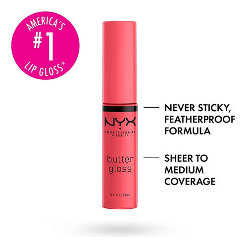 Brillo Labial Butter Gloss Sorbet NYX