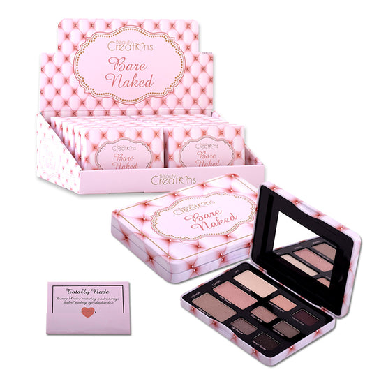 PALETA DE SOMBRAS BARE NAKED BEAUTY CREATIONS